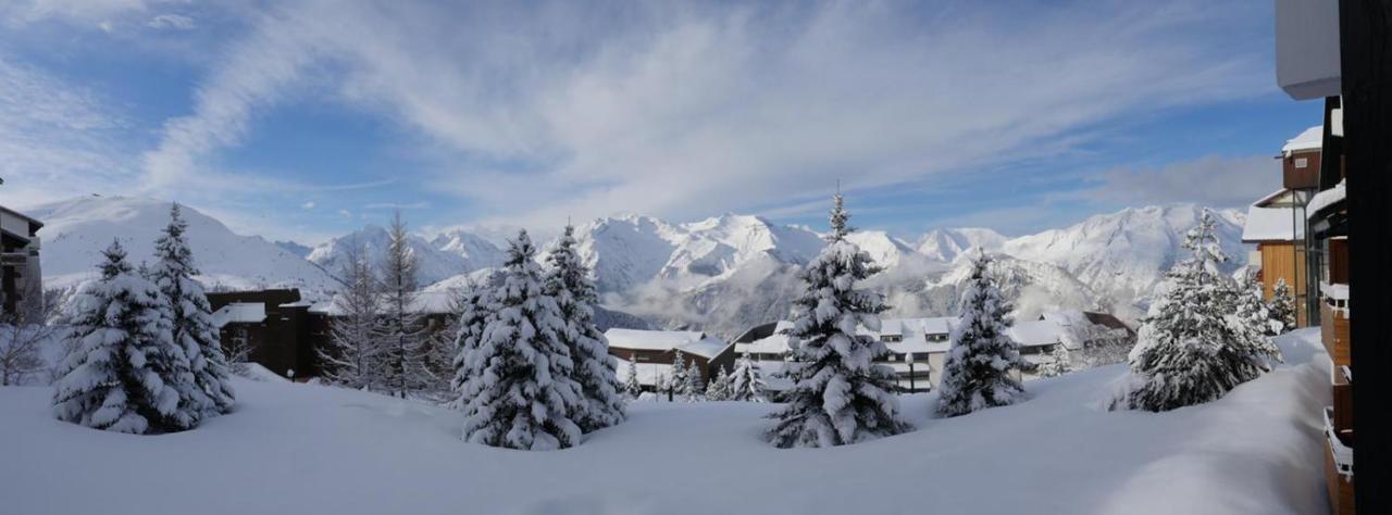 Appartement Dans Residence Du Roche Mantel -Alpes Huez Face A L'Alpexpress Exterior foto